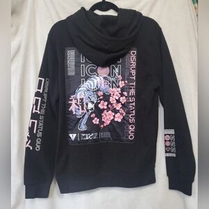 NWT Brooklyn Clothing Worldwide Disrupt The Status Quo Change Black Hoodie Med